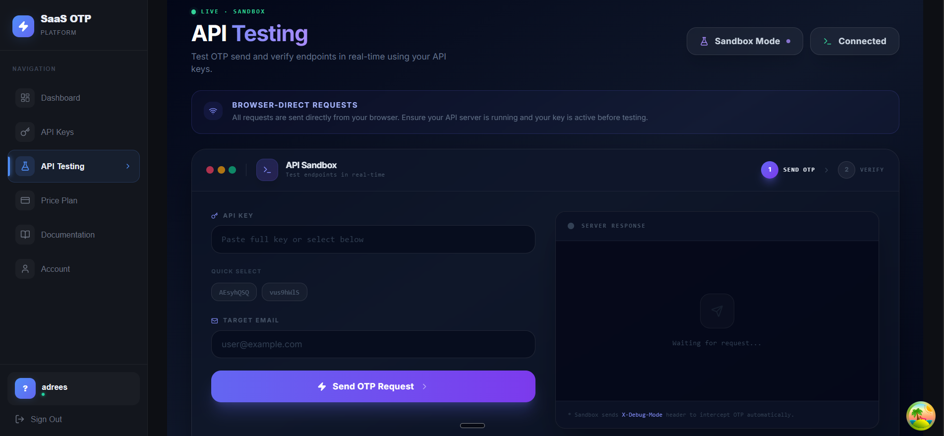 API Sandbox