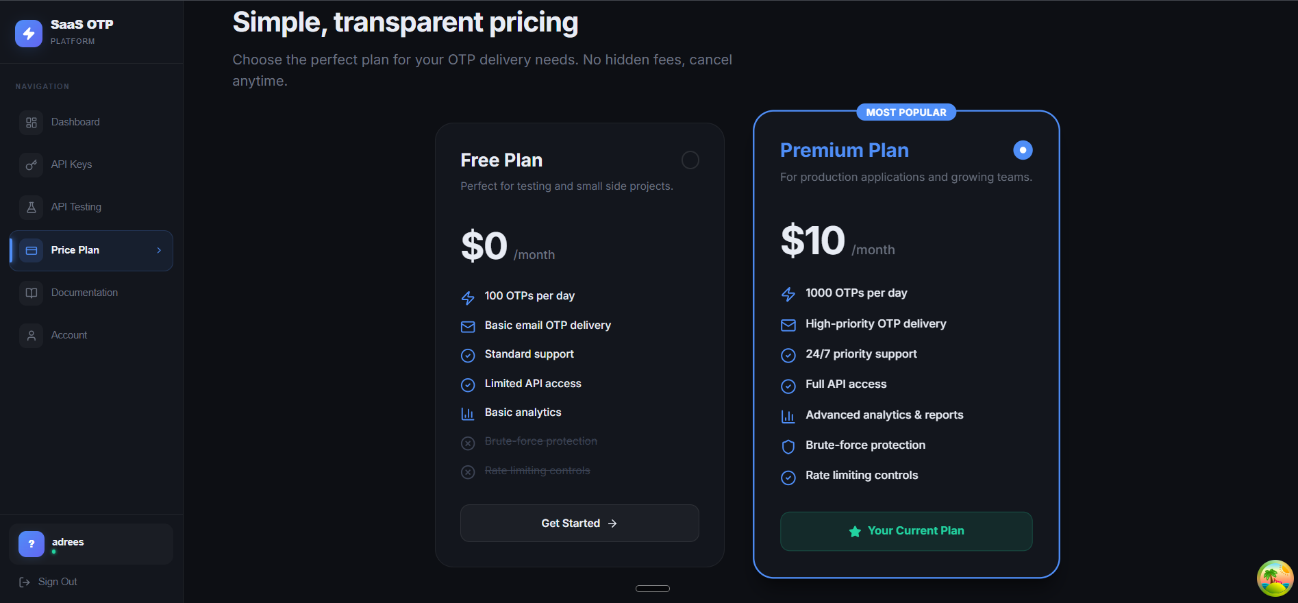 Pricing Plans